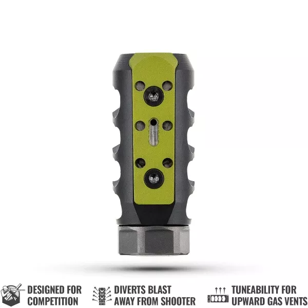1/2-28 22 to 6mm Thread MDT COMP Muzzle Break for Competition Shooters