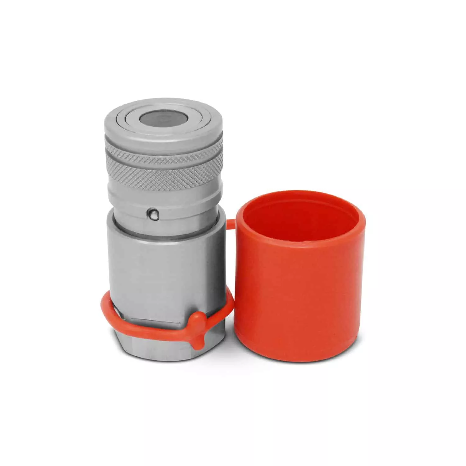 1/2″ Flat Face Hydraulic Quick Connect Female Coupler, 3/8″ NPT Thread