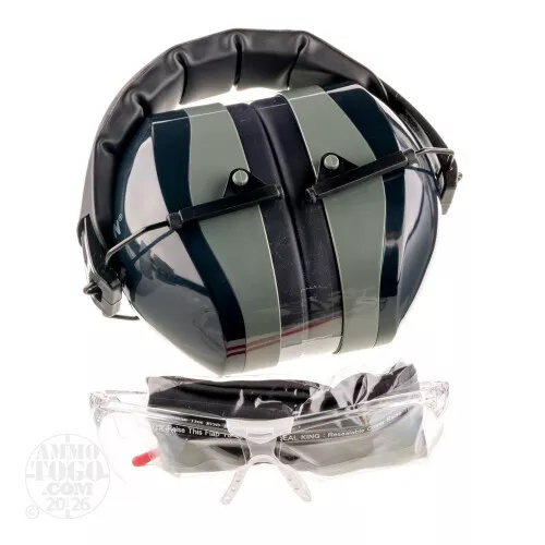 1 – Champion Eyes & Ears Combo Safety Glasses and Earmuff Set