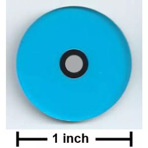 1″ Freeland Plastic Front Sight Aperture BLUE