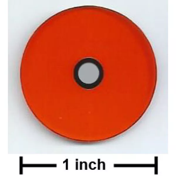 1″ Freeland Plastic Front Sight Apertures AMBER