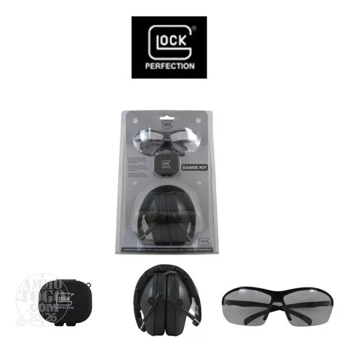 1 – Glock Eye and Ear Protection Range Kit Black