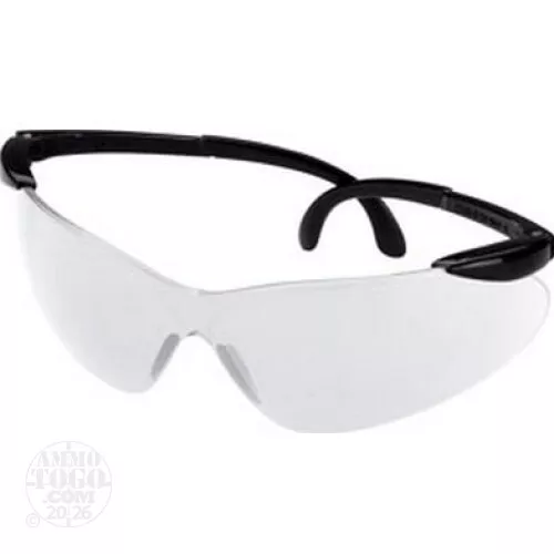 1 Pair - Champion Clear Open Frame Ballistic Shooting Glasses