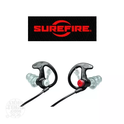 1 – Surefire Earpro EP3 Medium Black Hearing Protection Earpieces