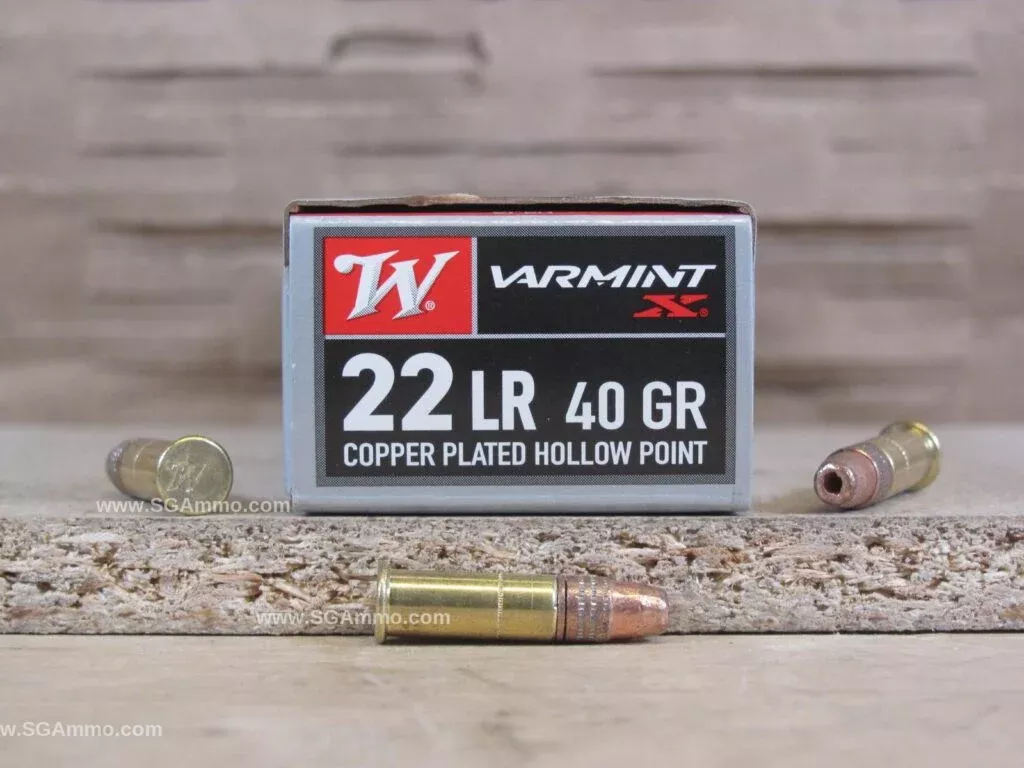 100 Round Box – 22 Long Rifle Winchester 40 Grain Hyper Velocity 1440 FPS Hollow Point Ammo – XHV22LR