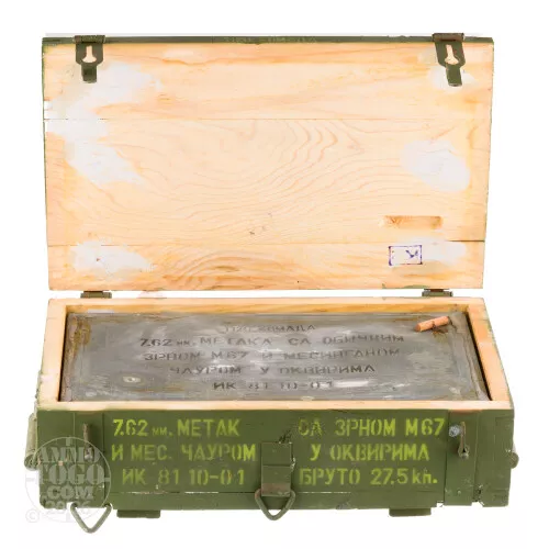 1120rds – 7.62x39 Yugoslavian Military Surplus 123gr. FMJ Ammo *CORROSIVE*