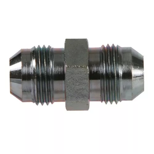 2403-02-02 Tube Union, 1/8" JIC (5/16"-24 thread) x 1/8" JIC (5/16"-24 thread)