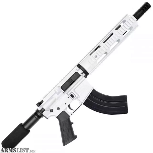 AR-15 7.62X39 Pistol 10.5" Barrel Quad Rail Handguard-White from ABC RIFLE COMPANY near Las Vegas, NV