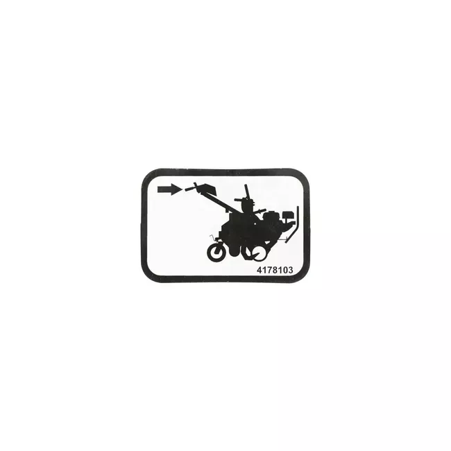 Bypass Lever Bypass Decal For Sod Cutters, 4178103