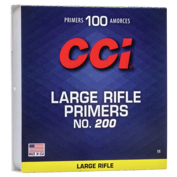 CCI Primers No. 200 Large Rifle (box 100)