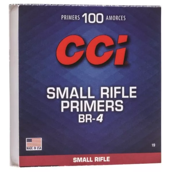 CCI Primers No. BR-4 Bench Rest Small Rifle (box 100)
