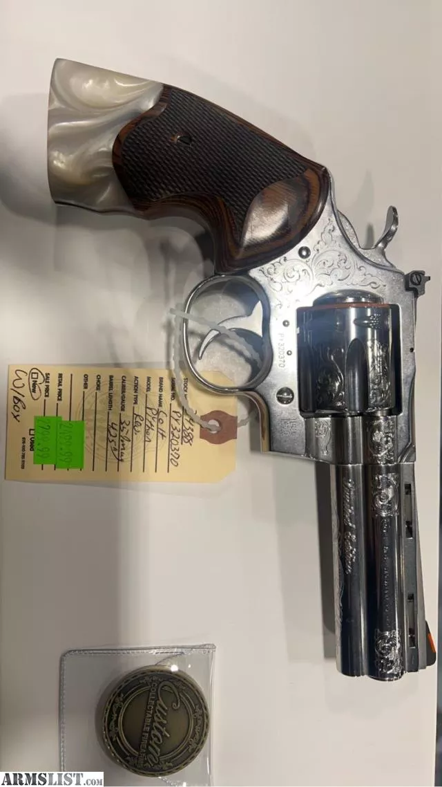 Colt Python from Southern Variety Guns & Ammo Shooting Range near Biscoe, North Carolina, USA