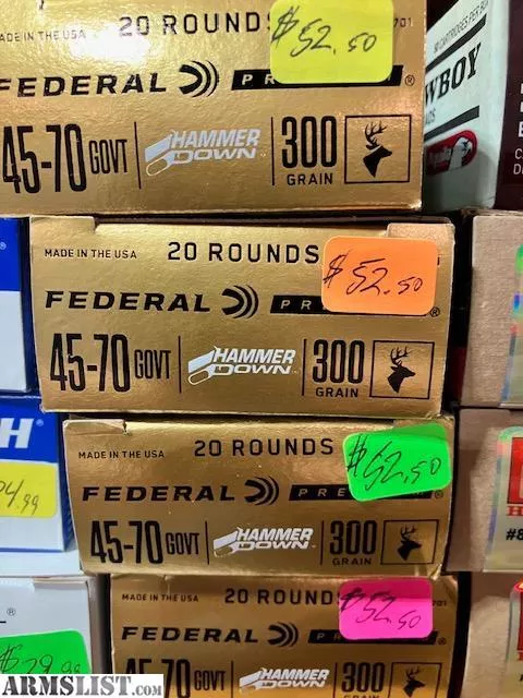 Federal 45-70 from C&L Guns, llc near Clyde, Sandusky, OH