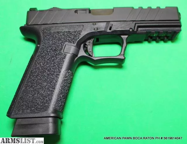 GLOCK 17 BUILD POLYMER 80 FRAME,DELTA TEAM SLIDE OPTIC READY NIGHT SIGHTS from American Pawn near boca raton, Florida, USA