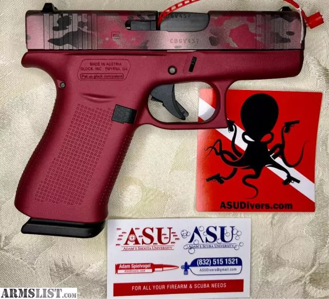 Glock G43X Pink Camo color! 9mm - Conroe, TX from Adam’s Shoota University near Conroe, Houston, TX