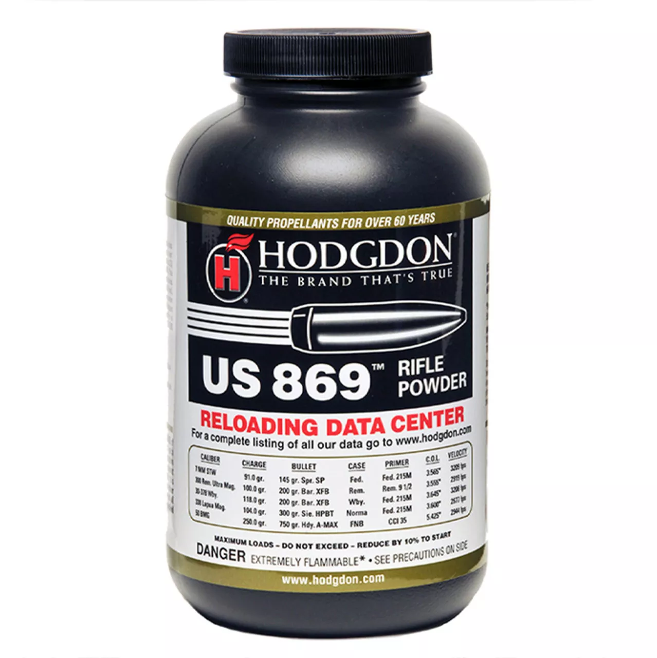 Hodgdon US 869 Smokeless Gun Powder 8 Lbs