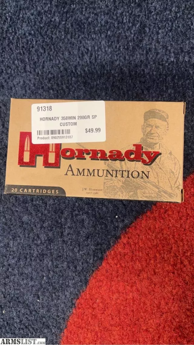 HORNADY 358WIN 200GR SP CUSTOM from Southern Variety Guns & Ammo Shooting Range near Biscoe, North Carolina, USA