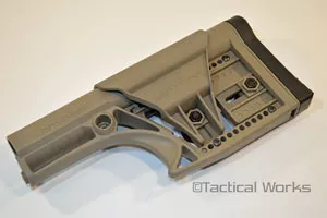 "MBA" Modular Buttstock Assembly AR stock FDE by Luth-AR