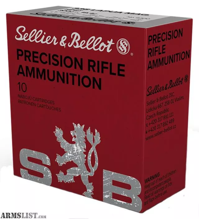 Sellier & BellotRifle 338 Lapua Mag 300 gr Hollow Point Boat Tail 10 Per Box New in Box from Citywide Supply L.L.C. near South Tucson, Tucson, AZ