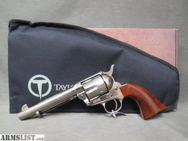 Taylor's & Co 1873 Cattleman Nickel .45 LC Revolver 45 5.5" Taylors 555122 from Central Florida Pawn & Gun near Orange City, Volusia County, FL