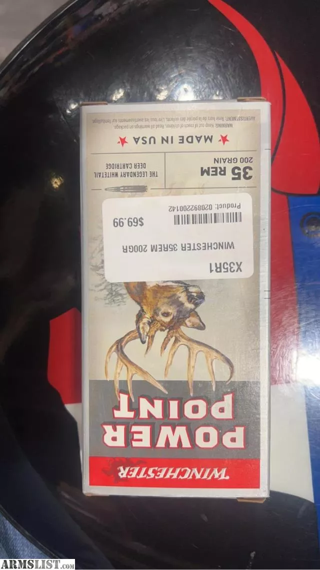 WINCHESTER 35REM 200GR from Southern Variety Guns & Ammo Shooting Range near Biscoe, North Carolina, USA