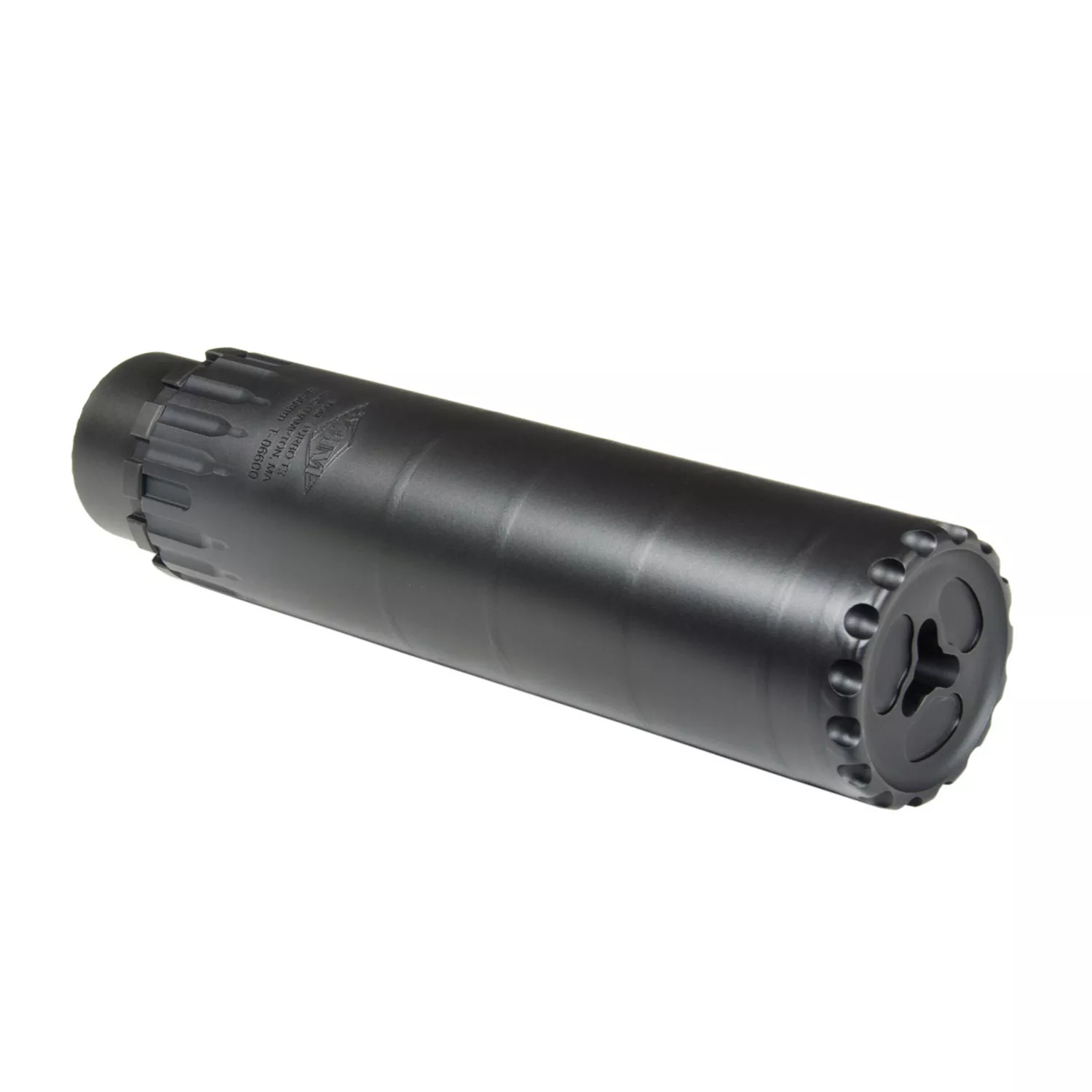 Yankee Hill Machine Turbo T3 5.56mm Suppressor, 1/2″ x 28 Thread, Black